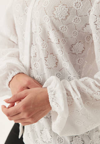 Long Sleeve Button Blouse