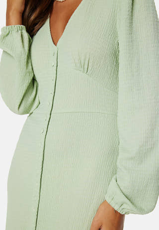 Structure Button Midi Dress