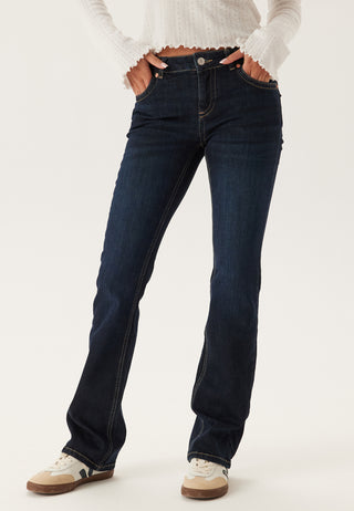 Low Bootcut Flap Jeans