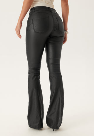 Low Waist Push-up Coated Jeans