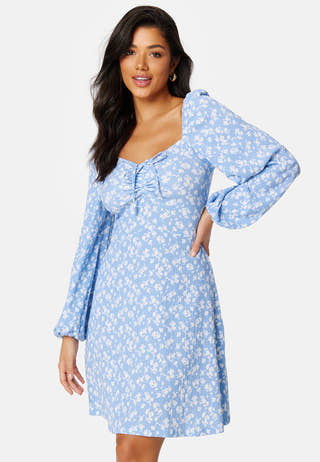 Manda puff sleeve dress