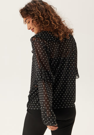 Mesh Volangbluse