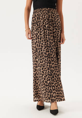 Mesh Wide Maxi Skirt