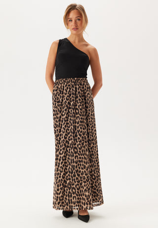Mesh Wide Maxi Skirt
