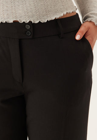 Mid Waist Straight Back Pocket Bukser