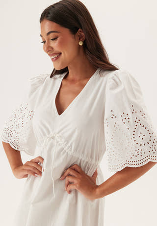 Midi Broderie Anglaise Dress