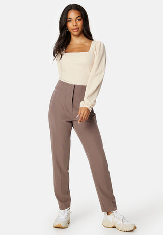 Square Neck Balloon Sleeve Top