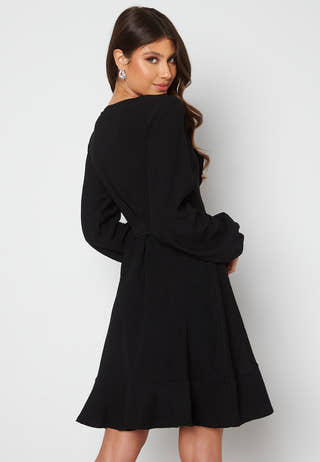 Miriam flounce wrap dress
