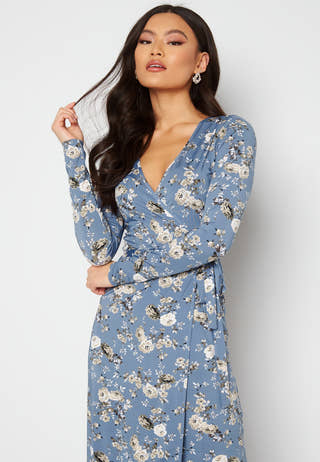 Wrap Midi Dress