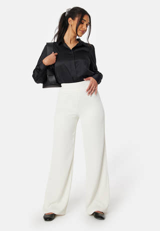 Satin Puff Sleeve Shirt