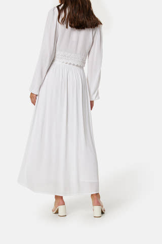 Viscose Crepe Maxi Skirt