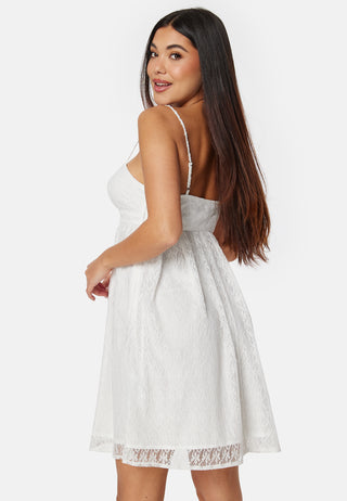 Lace Strap Short Dress