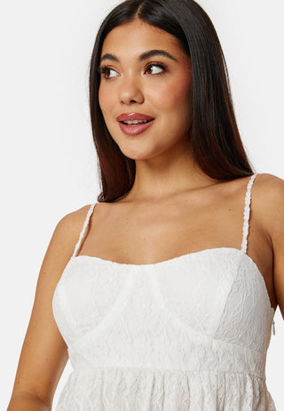 Lace Strap Short Dress