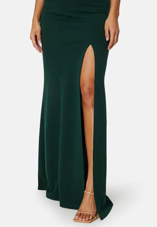 Twist Off Shoulder Gown