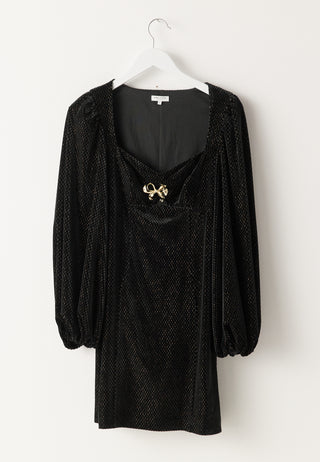 Embellished Bow Dress