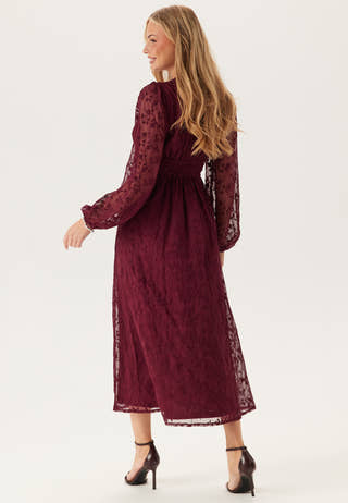 Embroidered Midi Dress