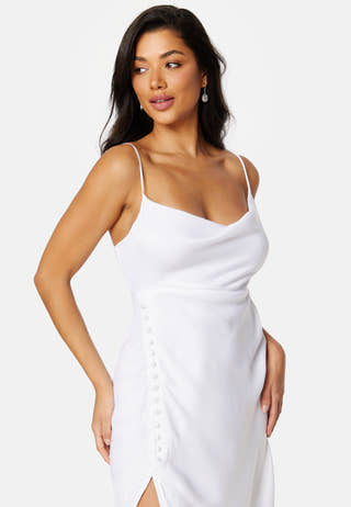 Satin Midi Wedding Gown