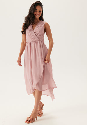 High-Low Sleeveless Chiffon Dress