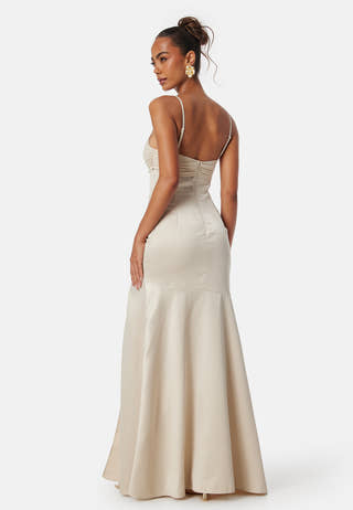 High slit gown