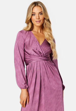 Wrap Tie Midi Dress
