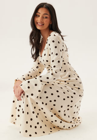 Ruched Front Midi Dress