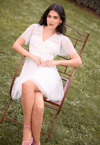 Sonia Mesh Volangkjole