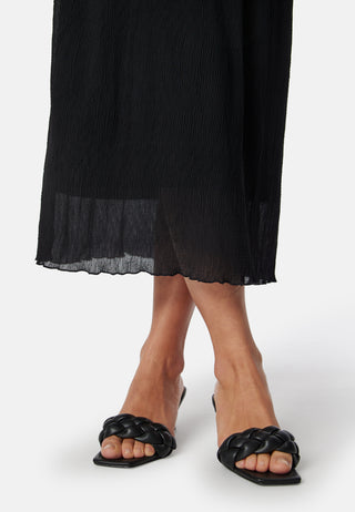 Structured Bow Midi Dress