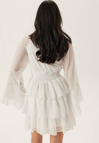 Triple Flounce Short Dress