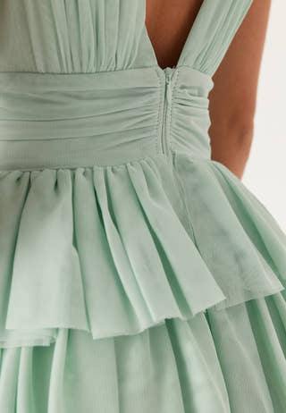 Tulle Frill Gown