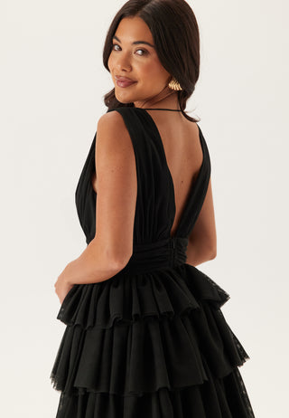 Tulle Frill Gown
