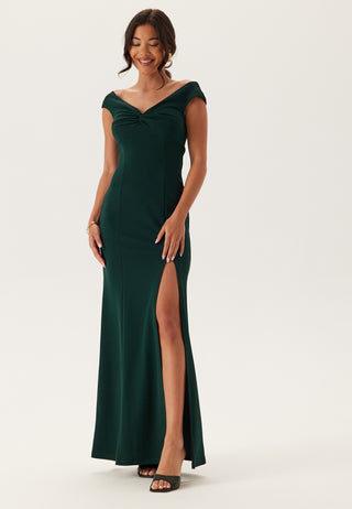 Twist Off Shoulder Kjole