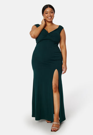 Twist Off Shoulder Kjole