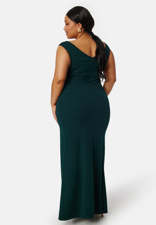 Twist Off Shoulder Kjole