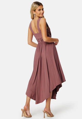 Draped Soft Midi Dress