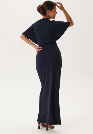 Wrap Slit Maxi Dress