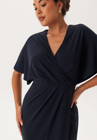 Wrap Slit Maxi Dress