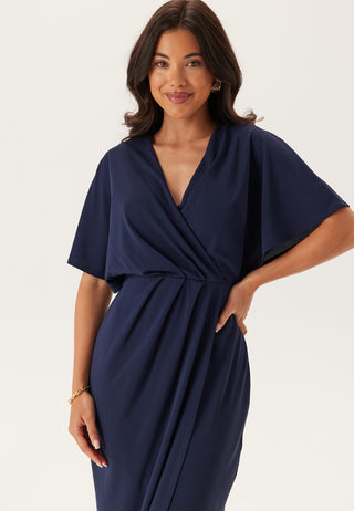 Wrap Slit Maxi Dress