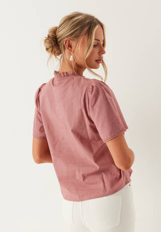 Pleated Detail Blouse