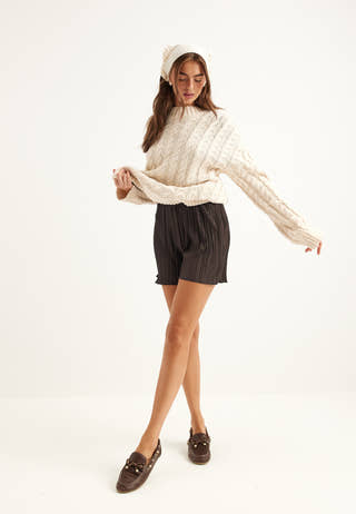 Pleated Frill Shorts