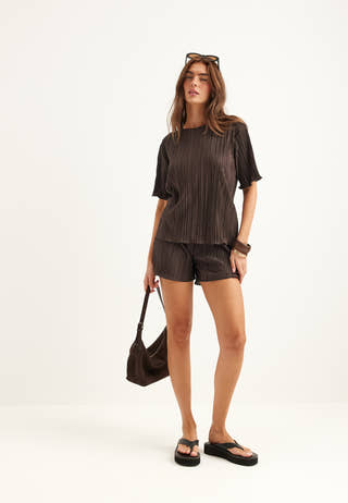 Pleated Frill Shorts