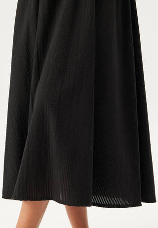 Puff Sleeve Cotton Dress