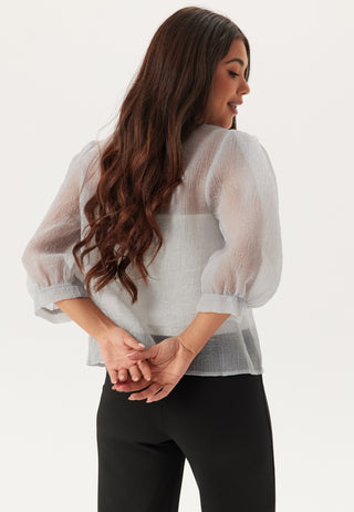 Puff Sleeve Organza Blouse