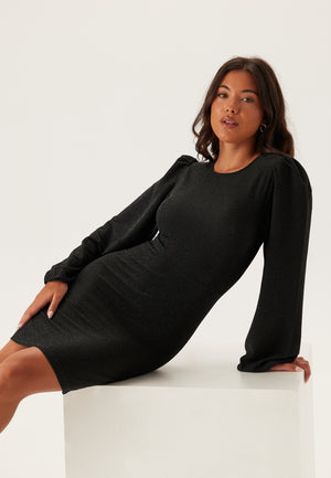 Puff Sleeve Sparkling Dress