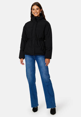 Rahima Drawstring Waist Puffer Jacket