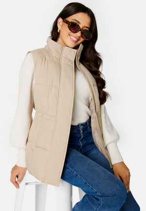 Rishi Drawstring Puffer Vest