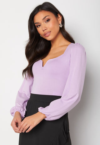 Rudina puff sleeve top