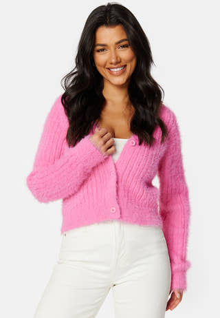 Salmi fluffy knitted cardigan