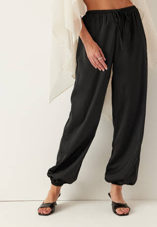 Satin Balloon Trousers