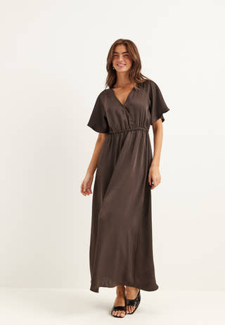 Satin Maxi Dress
