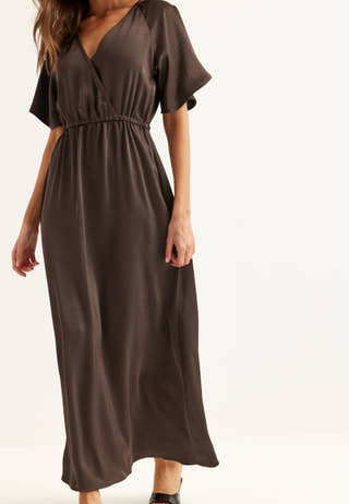 Satin Maxi Dress